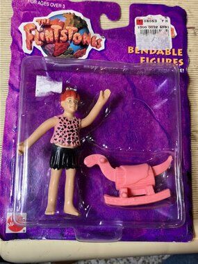 The Flintstones Movie Bendable Figures  Pebbles Flintstone